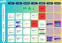 Agenda des événements de mai 2026 à La Passerelle