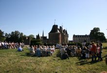 Messe de Saint-Hubert dans le parc du Château
