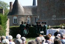 Messe de Saint-Hubert dans le parc du Château