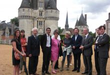 Visite du Président de Région, en présence de Stépahne Bern et de personnalités locales - 5 juillet 2014