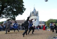 Durant les deux jours, Les Lames sur Seine ont interprété des spectacles hauts en couleurs...