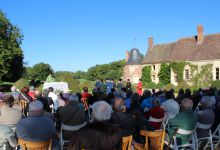 Dimanche matin avait lieu également la traditionnelle messe de Saint-Hubert dans les jardins du Château...