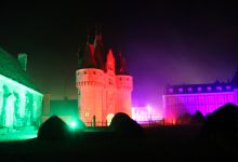 Pour l'occasion, le château avait revêtu ses habits de lumière.