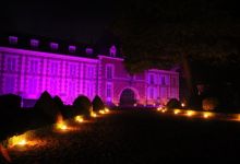 Le samedi soir, un chemin lumineux guidait le public jusqu'au Château...