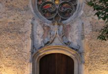 Eglise de Frazé la nuit