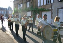 Fête de la musique du 21 juin 2008 - La batterie-fanfare de Combres