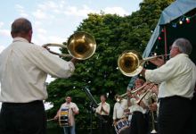 Fête de la musique du 21 juin 2008 - La batterie-fanfare de Combres