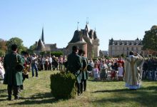 Pendant la messe de Saint-Hubert