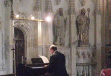 Concert d'orgue donné à l'église par Alain Gauthier