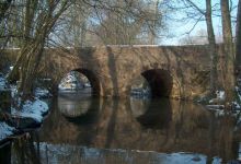 Pont de Frazé en hiver